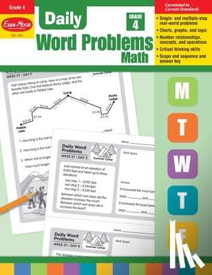 Evan-Moor Educational Publishers - Daily Word Problems Math, Grade 4 Teacher Edition