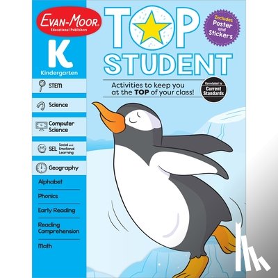 Evan-Moor Corporation - WORKBK-TOP STUDENT KINDERGARTE