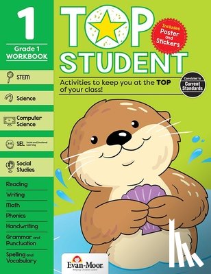 Evan-Moor Educational Publishers - Top Student, Grade 1 Workbook