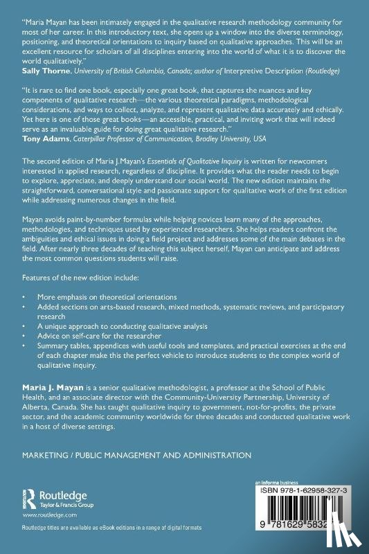 Mayan, Maria J. - Essentials of Qualitative Inquiry