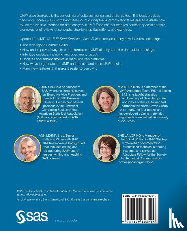 Sall, John, Stephens, Mia L, Lehman, Ann - JMP Start Statistics