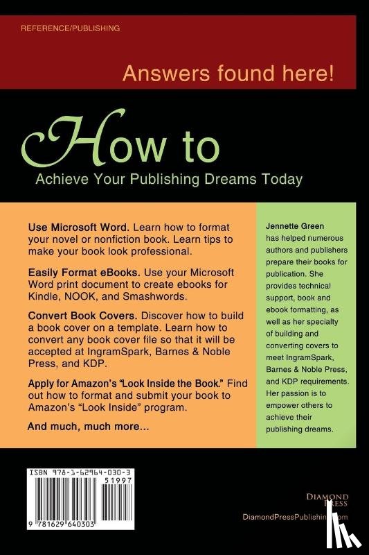 Green, Jennette - Book Formatting for Self-Publishers, a Comprehensive How-To Guide (2020 Edition for PC)