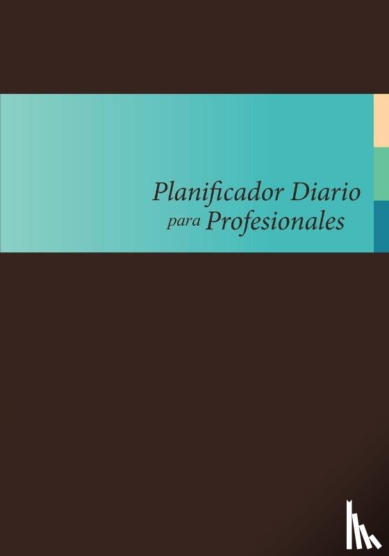 Scott, Colin - Planificador Diario Para Profesionales