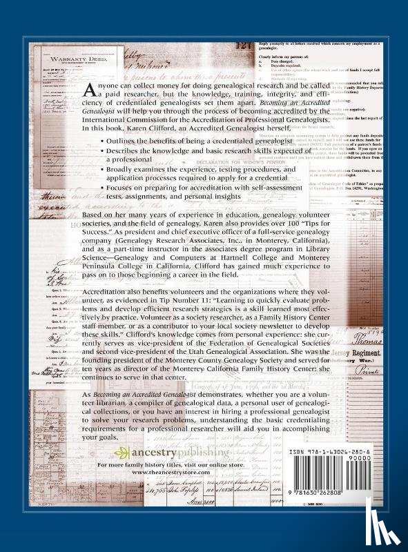 Clifford, Karen - Becoming an Accredited Genealogist