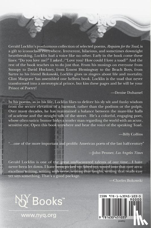 Locklin, Gerald - Requiem for the Toad