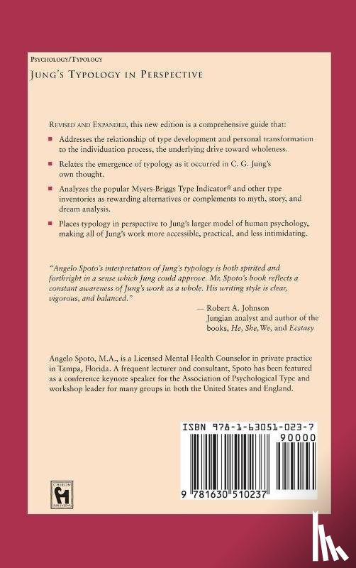 Spoto, Angelo - Jung's Typology in Perspective