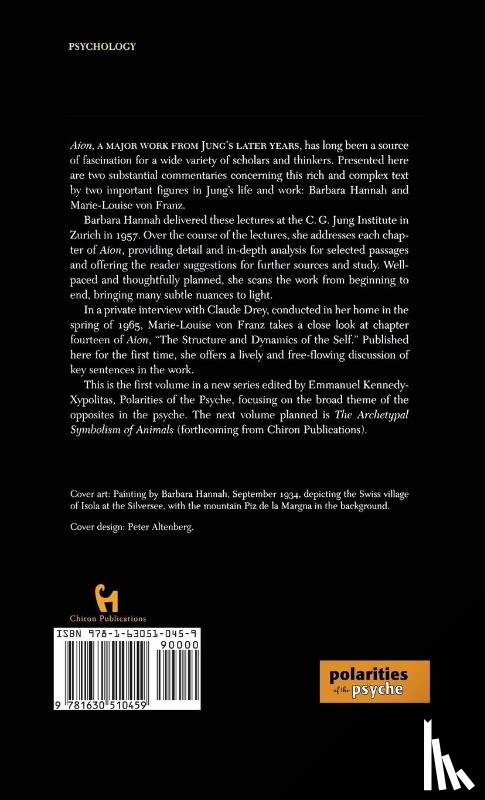 Von Franz, Marie-Louise, Hannah, Barbara - Lectures on Jung's Aion