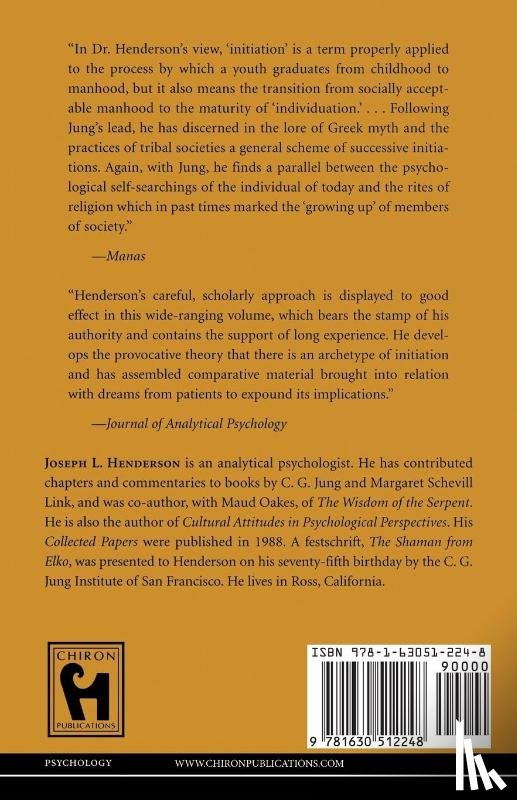 Henderson, Joseph L - Thresholds of Initiation