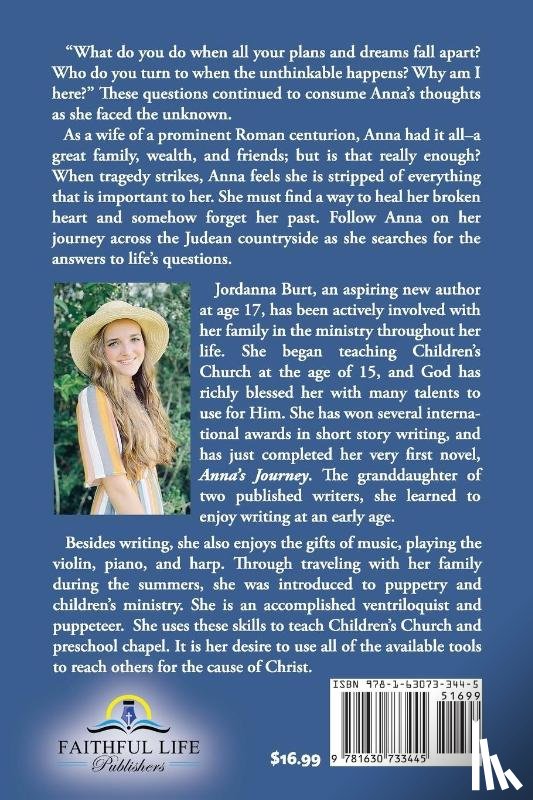 Burt, Jordanna N - Anna's Journey