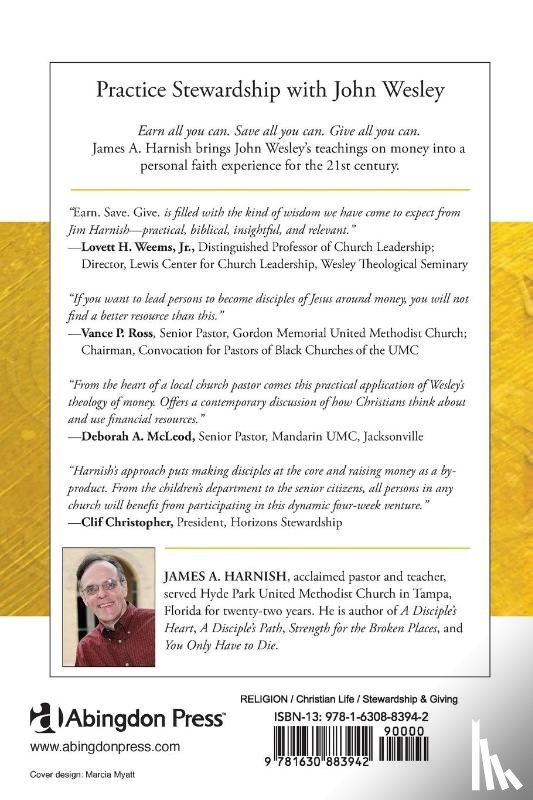 Harnish, James A. - Earn. Save. Give. [Large Print]