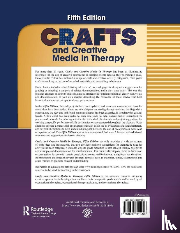 Tubbs, Carol, Drake, Margaret - Crafts and Creative Media in Therapy