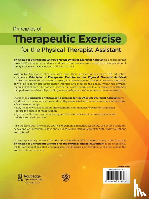 Kopack, Jacqueline, Cascardi, Karen - Principles of Therapeutic Exercise for the Physical Therapist Assistant