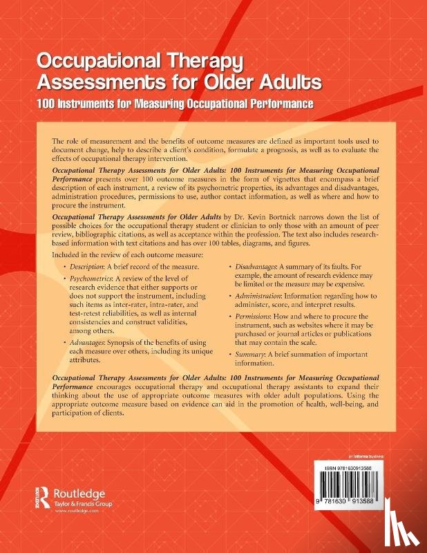 Bortnick, Kevin - Occupational Therapy Assessments for Older Adults