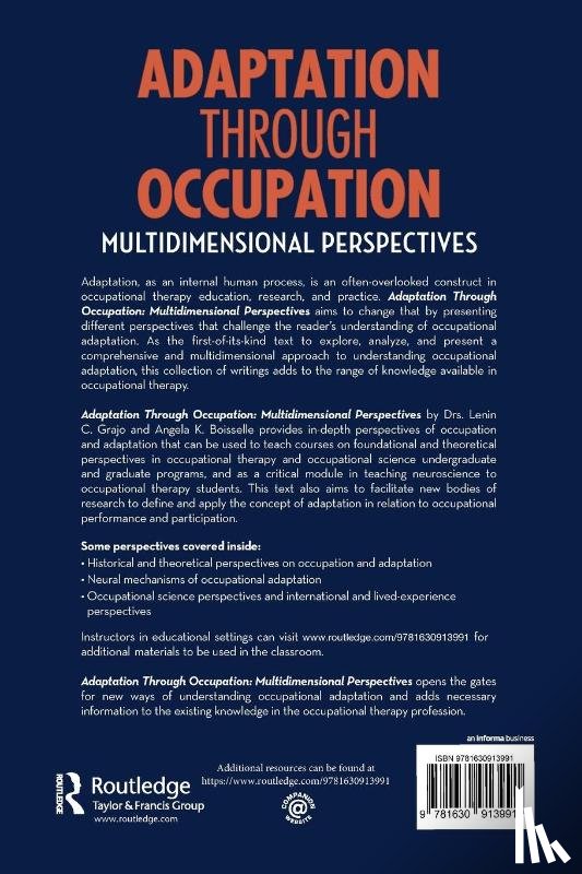 Grajo, Lenin, Boisselle, Angela - Adaptation Through Occupation