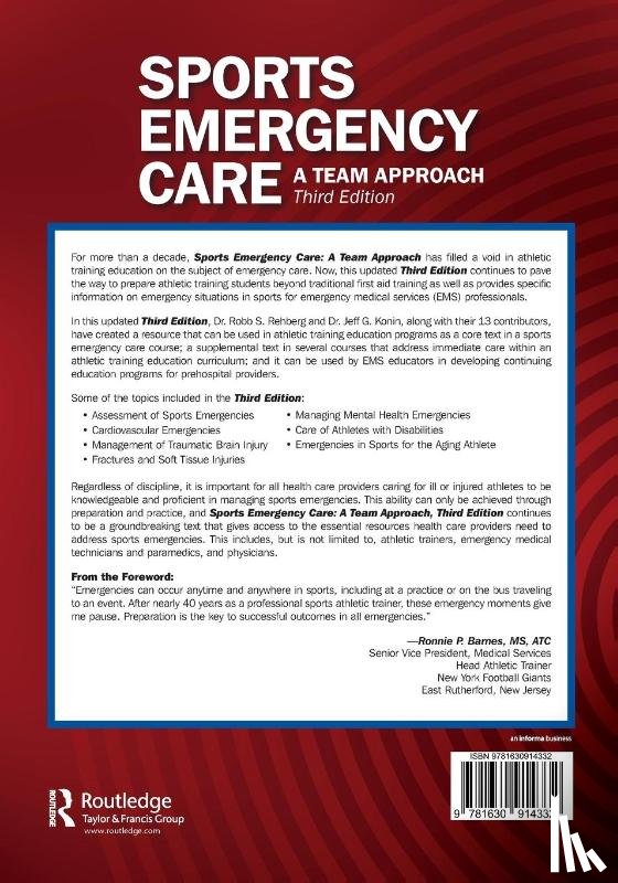 Rehberg, Robb, Konin, Jeff G. - Sports Emergency Care