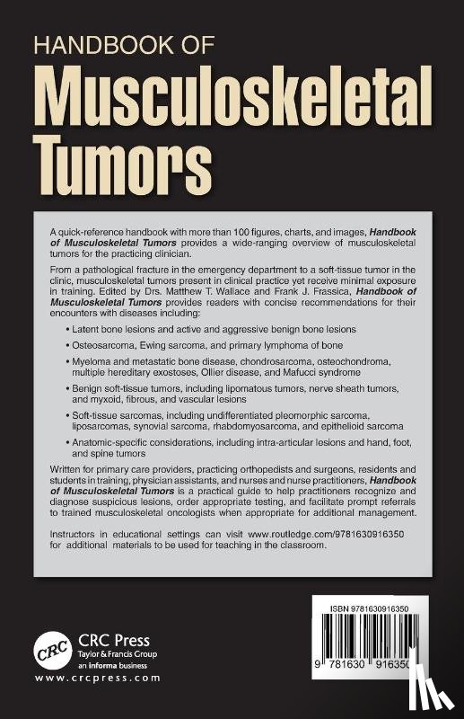 Wallace, Matthew, Frassica, Frank - Handbook of Musculoskeletal Tumors