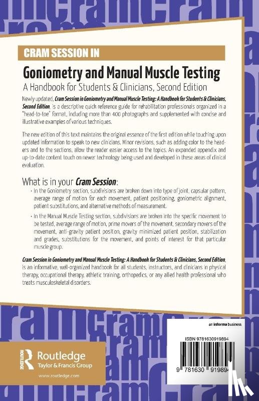 Van Ost, Lynn, Morogiello, Jenna - Cram Session in Goniometry and Manual Muscle Testing