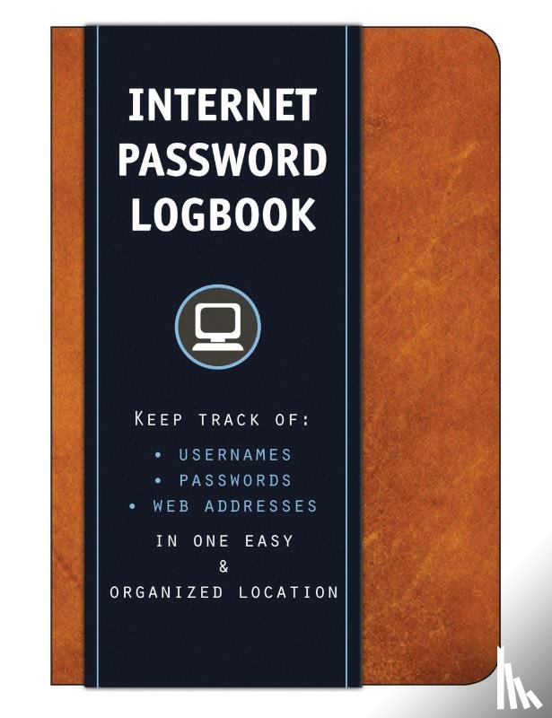 Editors of Rock Point - Internet Password Logbook (Cognac Leatherette)