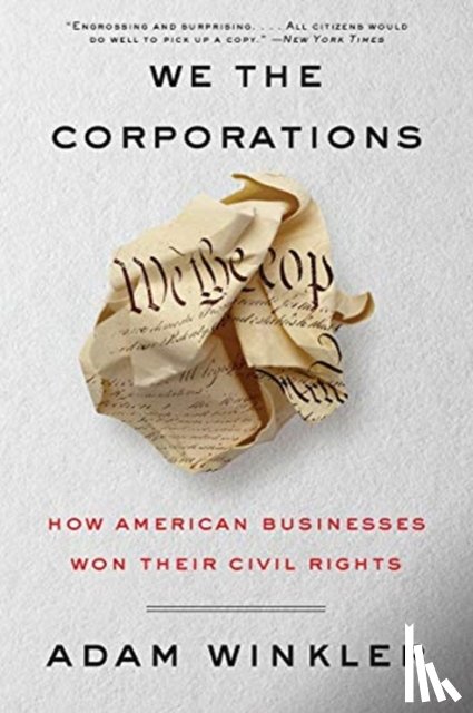 Winkler, Adam (University of California - We the Corporations