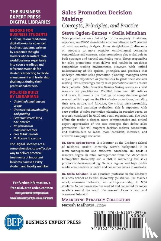 Ogden-Barnes, Steve, Minahan, Stella - Sales Promotion Decision Making