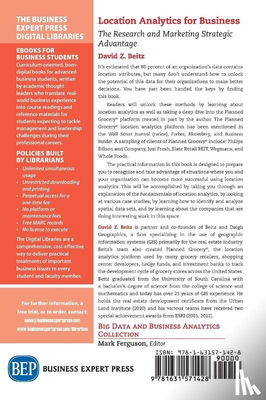 Beitz, David Z. - Location Analytics for Business