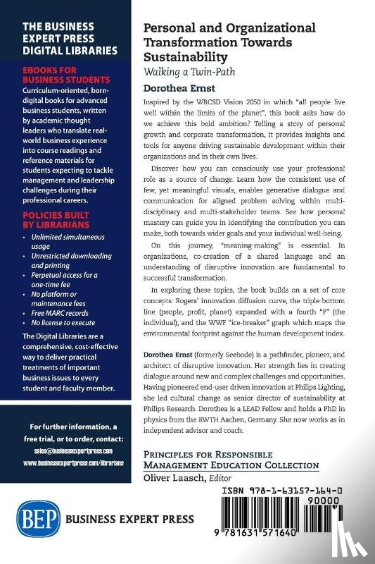 Ernst, Dorothea - Personal and Organizational Transformation Towards Sustainability