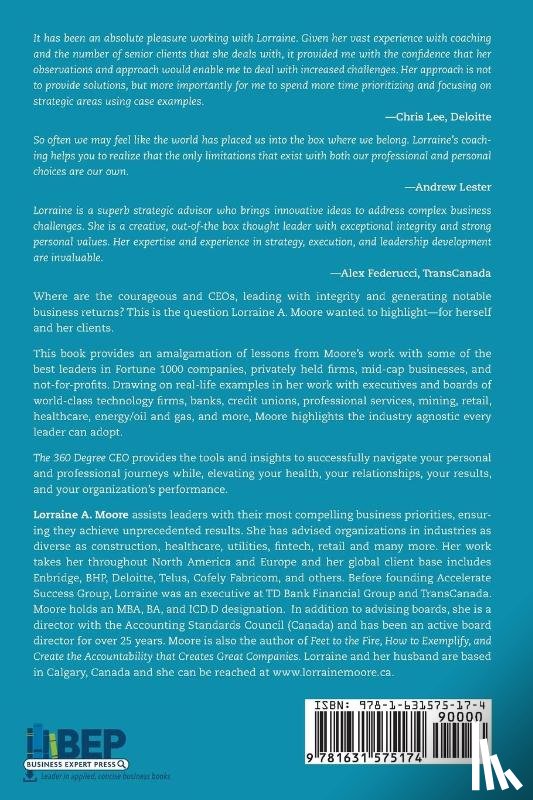 Moore, Lorraine A. - The 360 Degree CEO