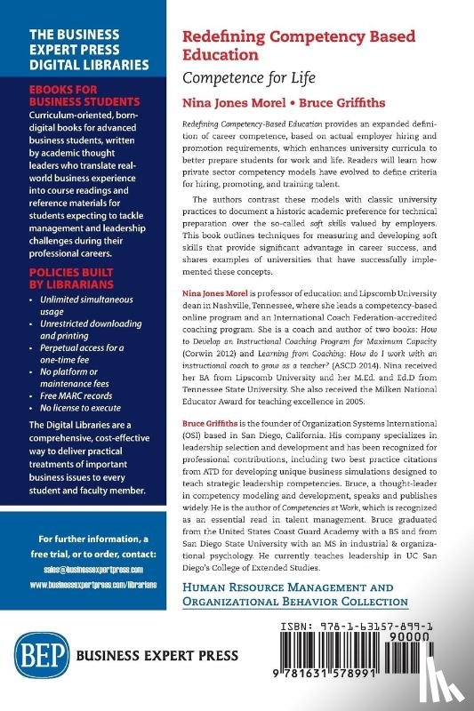 Morel, Nina Jones, Griffiths, Bruce - Redefining Competency Based Education