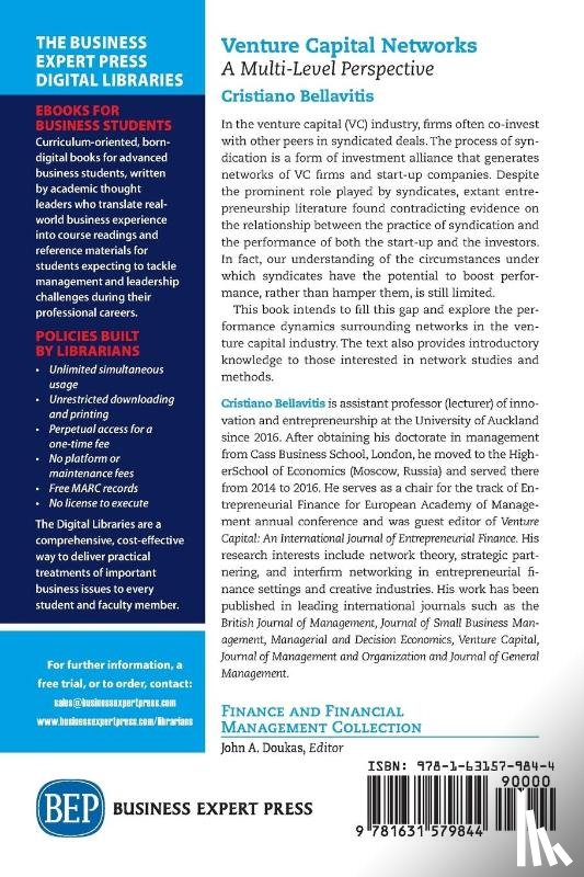 Bellavitis, Cristiano - Venture Capital Networks