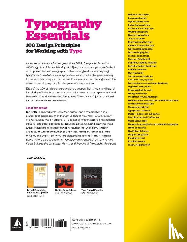 Saltz, Ina - Typography Essentials Revised and Updated