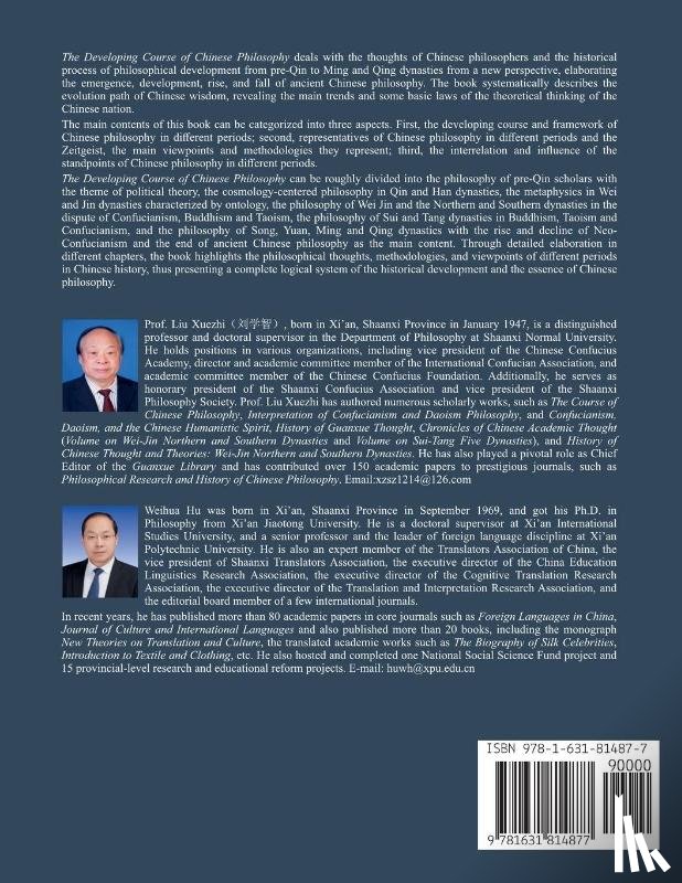 Liu, Xuezhi - The Developing Course of Chinese Philosophy