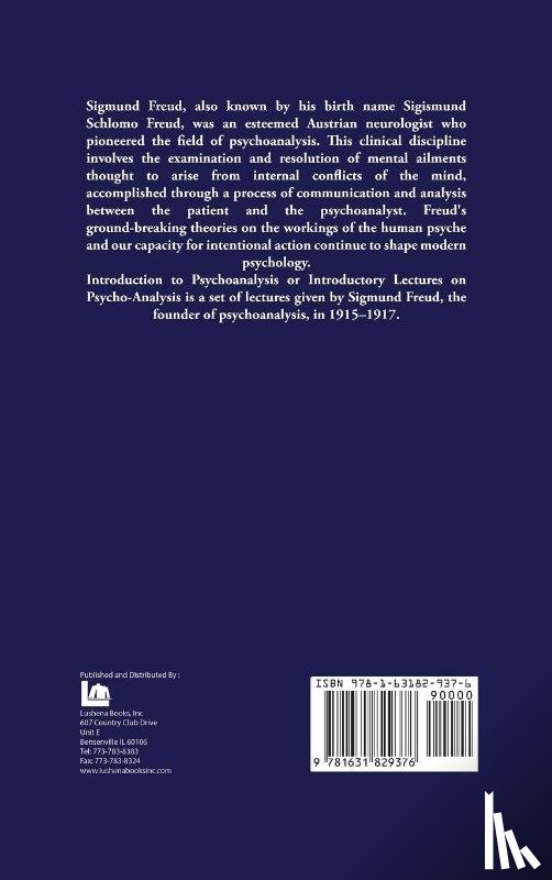 Sigmund Freud - A General Introduction to Psychoanalysis