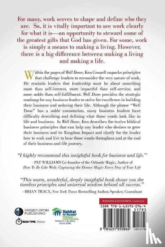 Gosnell, Ken - WELL DONE