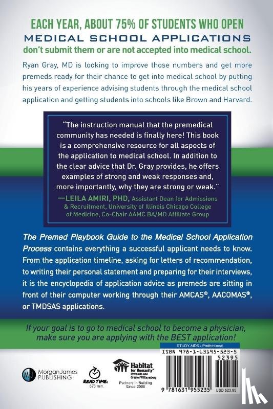 Gray, Ryan - The Premed Playbook Guide to the Medical School Application Process