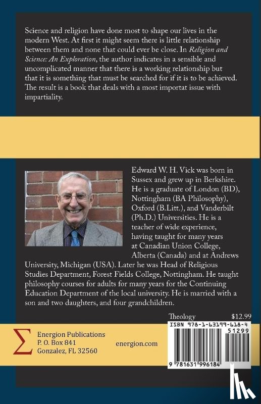Vick, Edward W H - Religion and Science