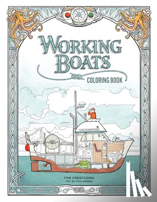 Crestodina, Tom - Working Boats Coloring Book