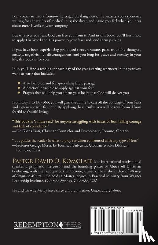 Komolafe, David - 365 Days of Fear Not