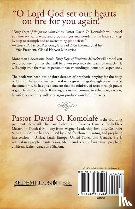 Komolafe, David - 40 Days of Prophetic Miracles