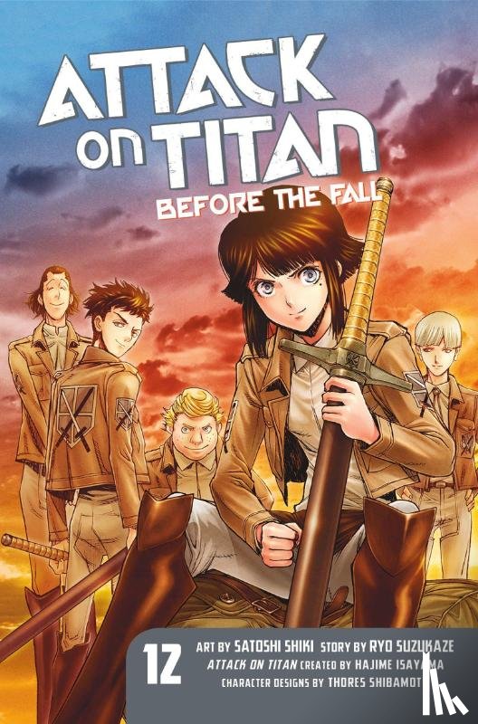 Shiki, Satoshi, Suzukaze, Ryo - Attack On Titan: Before The Fall 12
