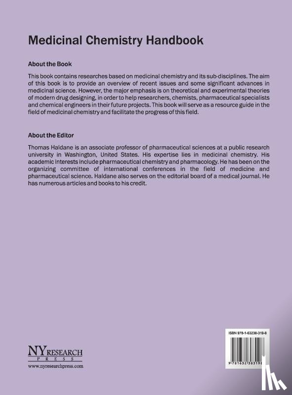  - Medicinal Chemistry Handbook