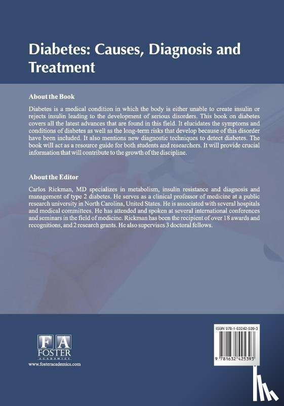  - Diabetes: Causes, Diagnosis and Treatment