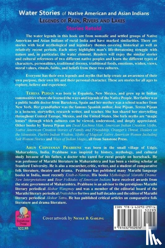 Pijoan, Teresa, Prabhune, Arun Chintaman - Water Stories of Native American and Asian Indians