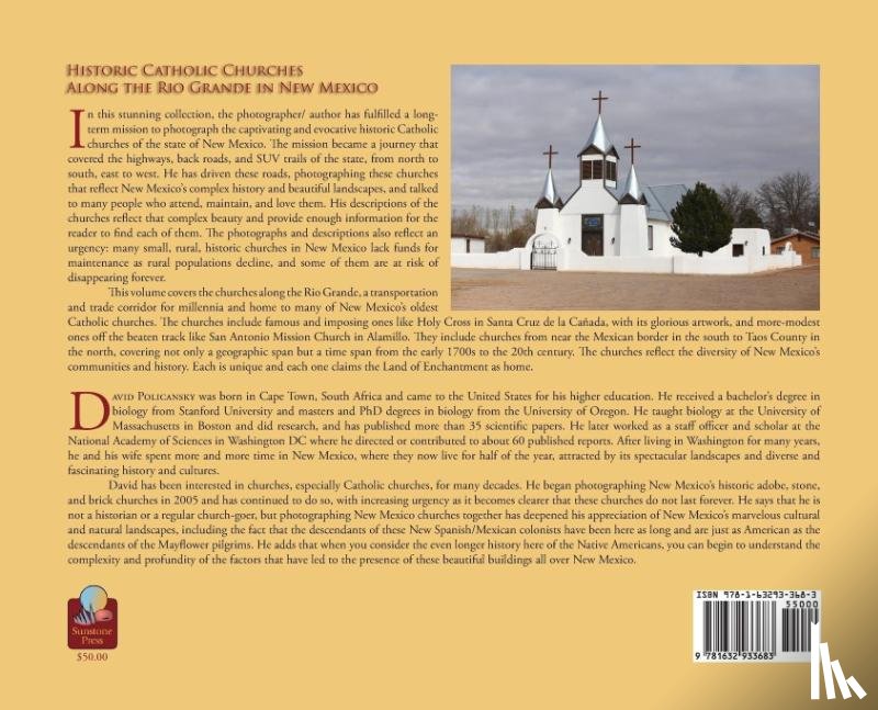 Policansky, David - Historic Catholic Churches Along the Rio Grande in New Mexico (Hardcover)