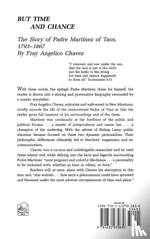 Chavez, Fray Angelico, Chavez, Angelico - But Time and Chance