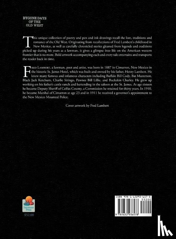 Lambert, Fred - Bygone Days of the Old West (Hardcover)