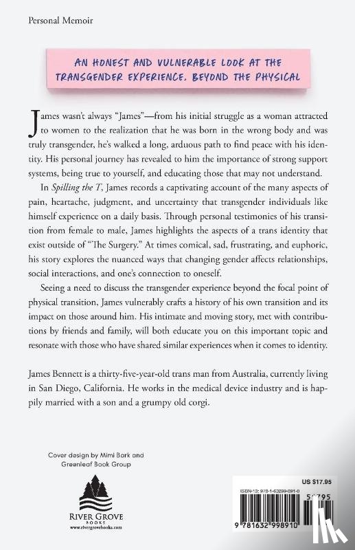 Bennett, James - Spilling the T