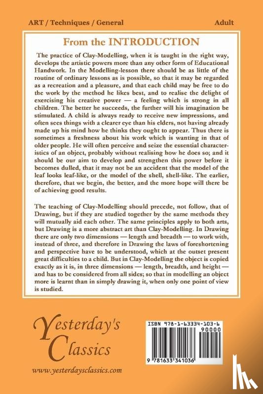 Unwin, Mary Louisa Hermione - A Manual of Clay-Modelling (Yesterday's Classics)