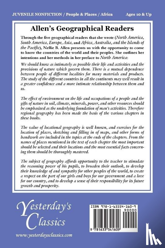 Allen, Nellie B - Africa, Australia, and the Islands of the Pacific (Yesterday's Classics)