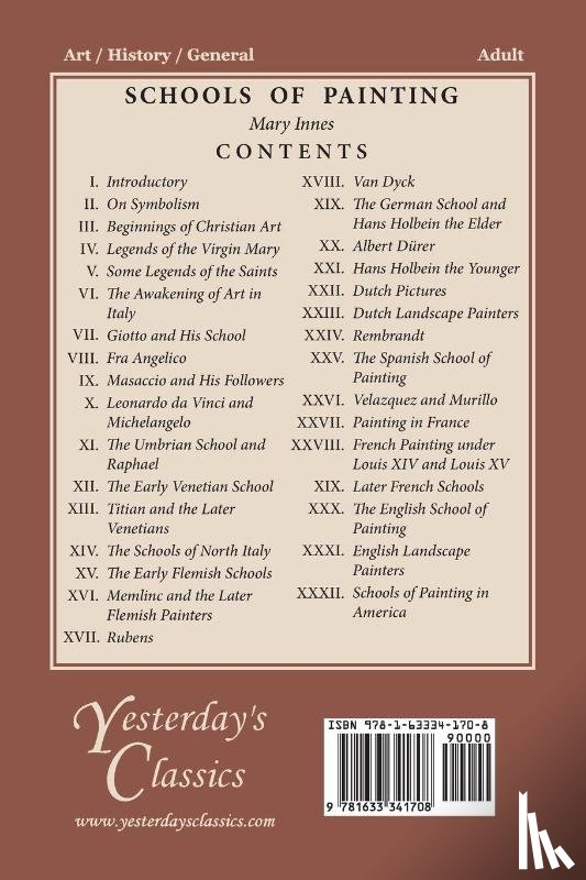 Innes, Mary - Schools of Painting (Color Edition) (Yesterday's Classics)