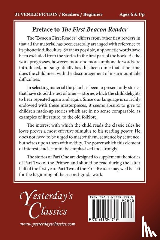 Fassett, James H - The Beacon First Reader (Color Edition) (Yesterday's Classics)